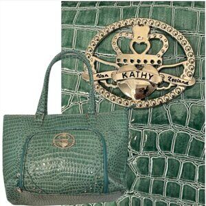 NWT Kathy Van Zeeland TravelWear  XL-Tote Seafoam